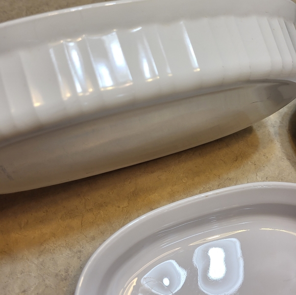Corning Ware French White Baking Dishes set of 3 - Picture 5 of 8